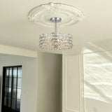 Plafonnier Cristal Semi-Encastré pour Salon