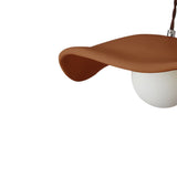 Suspension Céramique Courbé Chapeau-Abat-Jour pour Salle à Manger