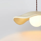 Suspension Céramique Courbé Chapeau-Abat-Jour pour Salle à Manger