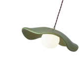 Suspension Céramique Courbé Chapeau-Abat-Jour pour Salle à Manger