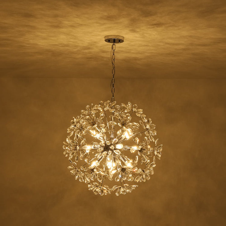 Lustre Cuisine Pissenlit en Cristal