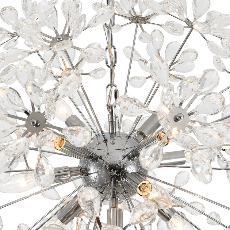 Lustre Cuisine Pissenlit en Cristal
