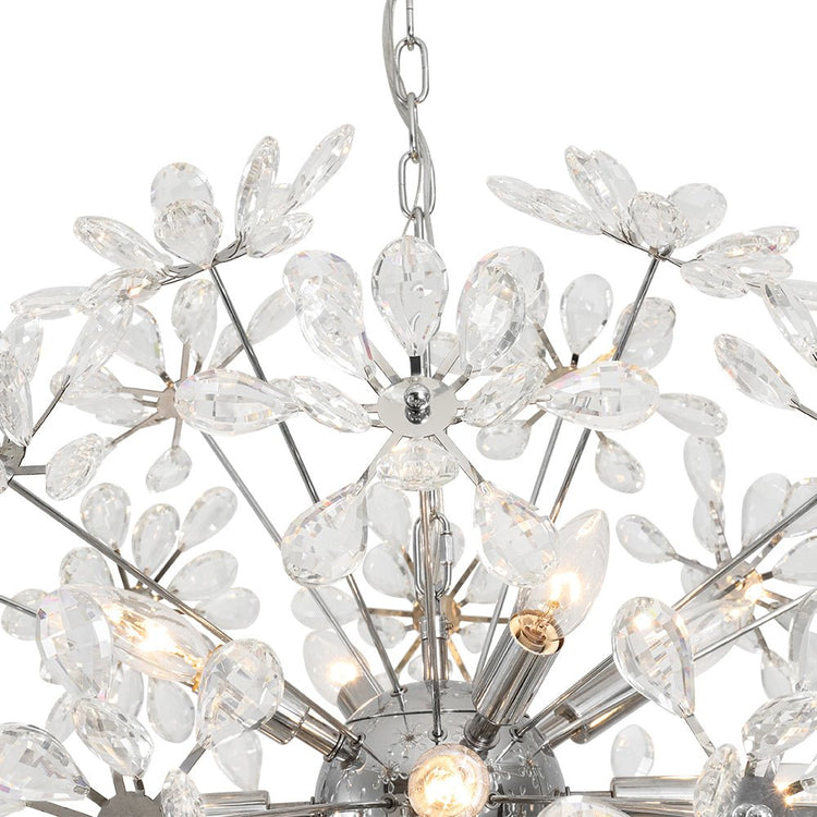Lustre Cuisine Pissenlit en Cristal