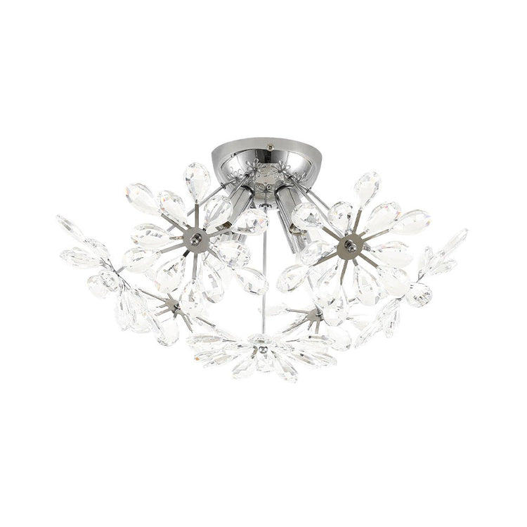 Plafonnier Salon Pissenlit en Cristal