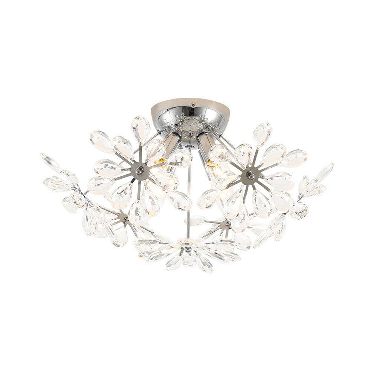 Plafonnier Salon Pissenlit en Cristal