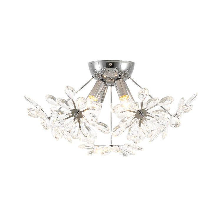 Plafonnier Salon Pissenlit en Cristal