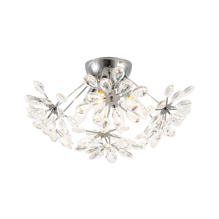 Plafonnier Salon Pissenlit en Cristal