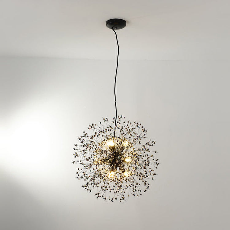 Lustre Salon Pissenlit en Cristal 50 cm