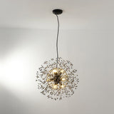 Lustre Salon Pissenlit en Cristal 50 cm