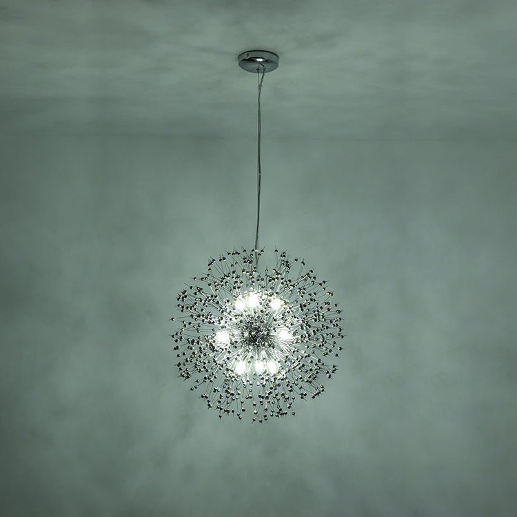 Lustre Salon Pissenlit en Cristal 50 cm