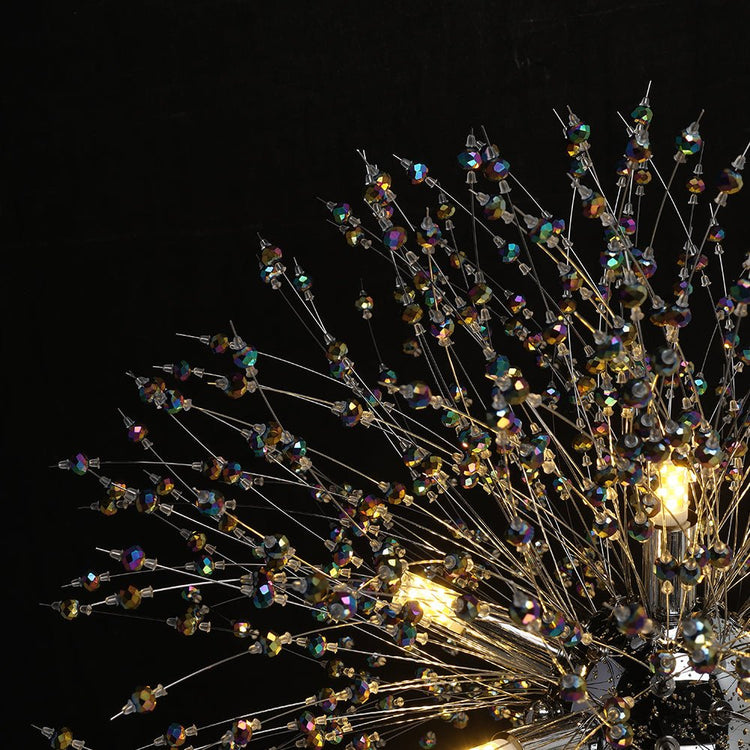 Lustre Salon Pissenlit en Cristal 50 cm