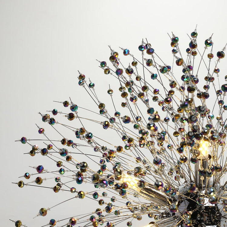 Lustre Salon Pissenlit en Cristal 50 cm