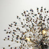 Lustre Salon Pissenlit en Cristal 50 cm