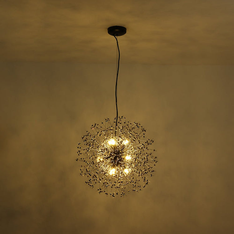 Lustre Salon Pissenlit en Cristal 50 cm