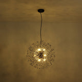 Lustre Salon Pissenlit en Cristal 50 cm