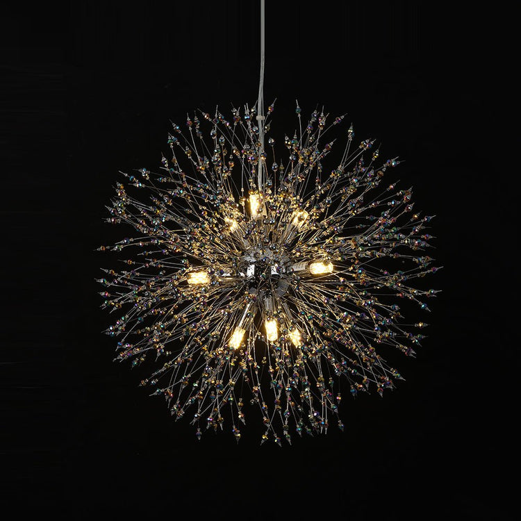 Lustre Salon Pissenlit en Cristal 50 cm