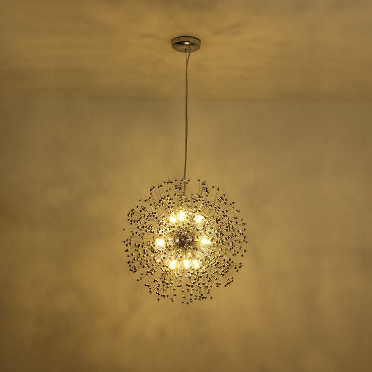 Lustre Salon Pissenlit en Cristal 50 cm