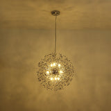 Lustre Salon Pissenlit en Cristal 50 cm