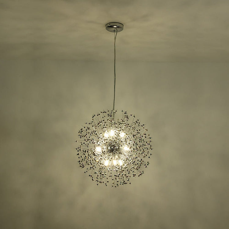 Lustre Salon Pissenlit en Cristal 50 cm