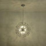 Lustre Salon Pissenlit en Cristal 50 cm