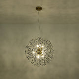Lustre Salon Pissenlit en Cristal 50 cm