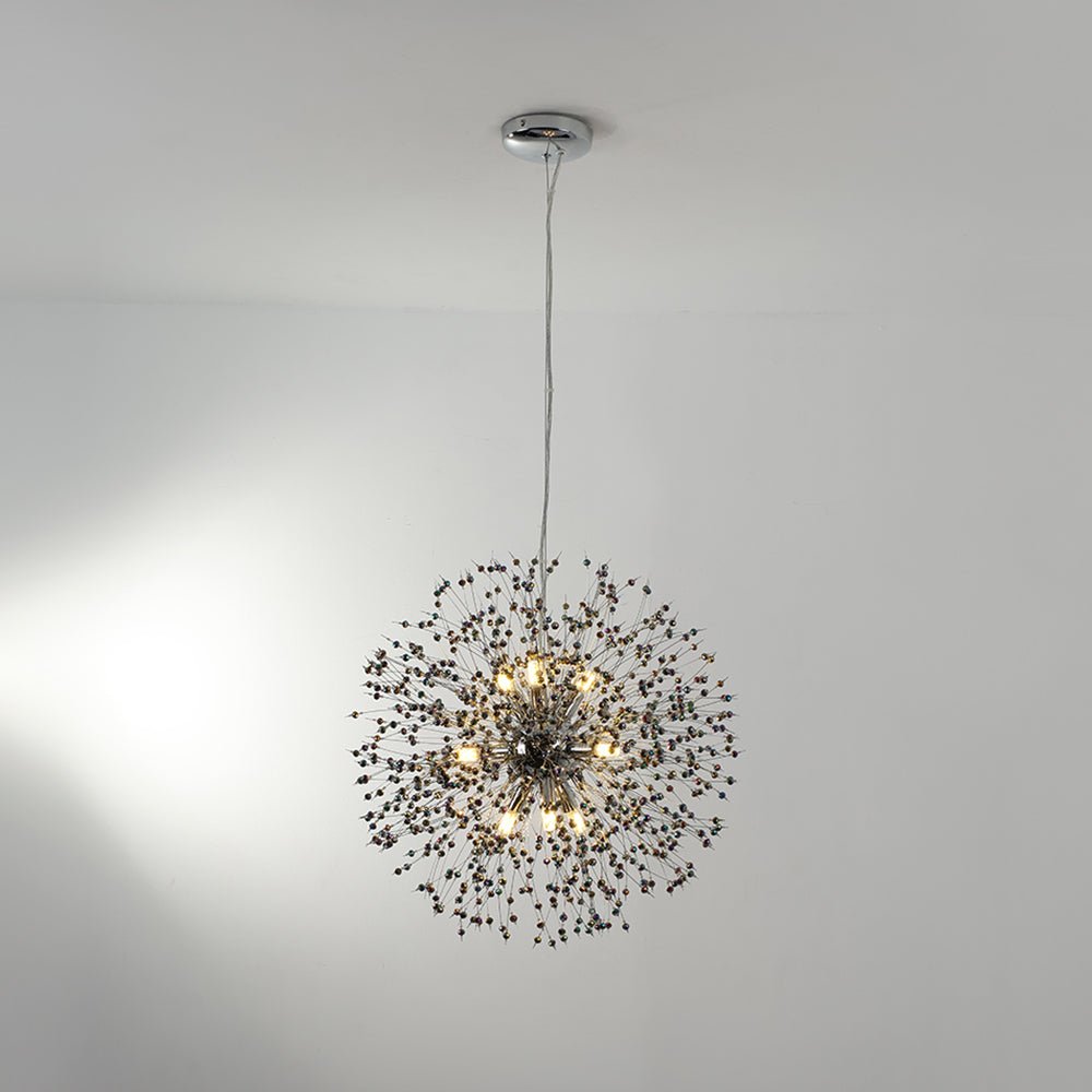 Lustre Salon Pissenlit en Cristal 50 cm