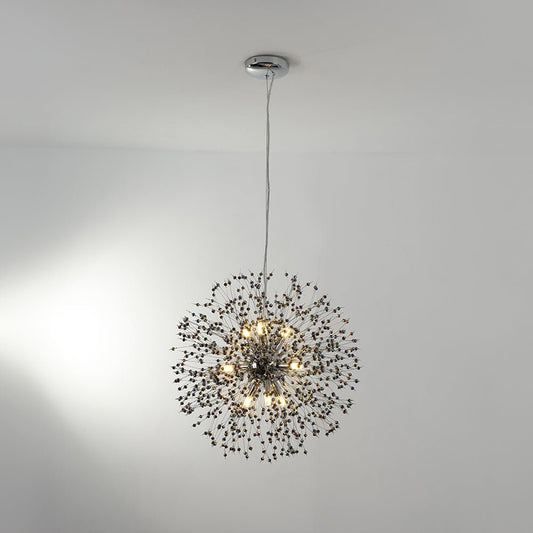 Lustre Salon Pissenlit en Cristal 50 cm