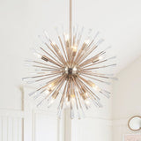 Lustre Salon Pissenlit en Cristal 88 cm