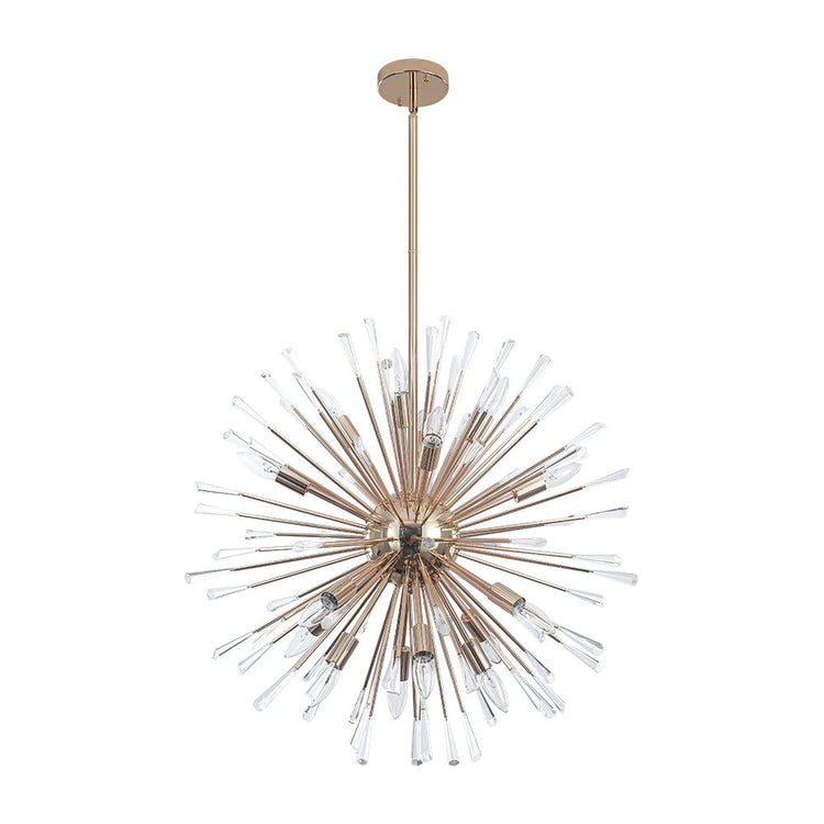 Lustre Salon Pissenlit en Cristal 88 cm