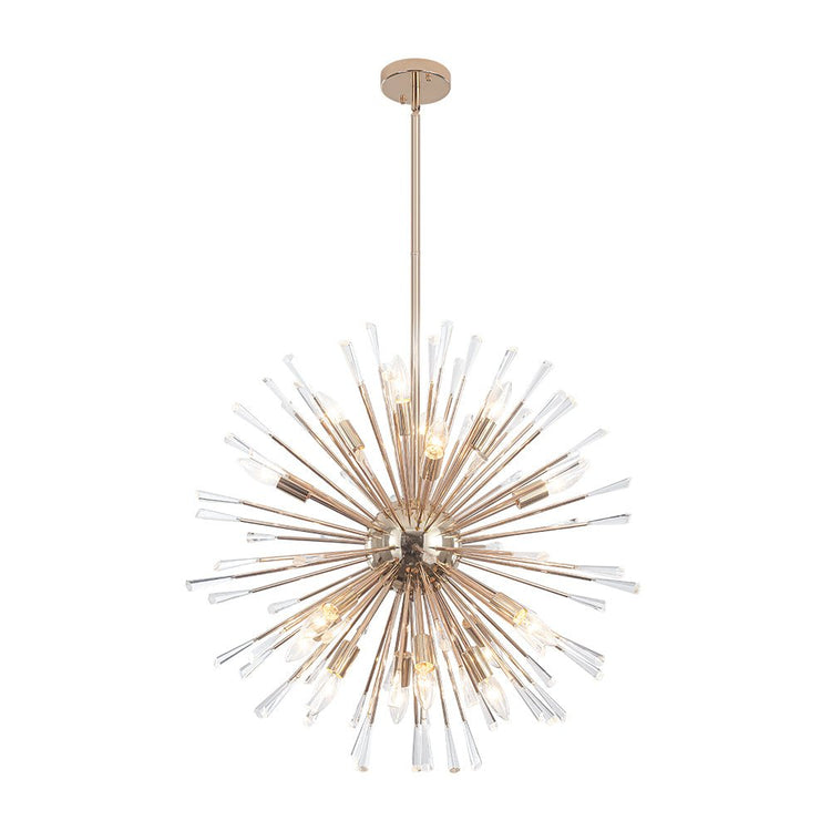 Lustre Salon Pissenlit en Cristal 88 cm