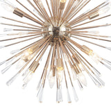 Lustre Salon Pissenlit en Cristal 88 cm
