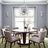 Lustre Salon Pissenlit en Cristal 88 cm