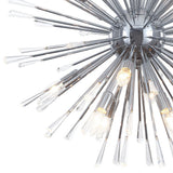 Lustre Salon Pissenlit en Cristal 88 cm