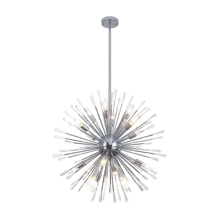 Lustre Salon Pissenlit en Cristal 88 cm