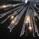 Lustre Salon Pissenlit en Cristal 88 cm