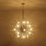 Lustre Salon Pissenlit en Cristal 88 cm
