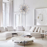 Lustre Salon Pissenlit en Cristal 88 cm