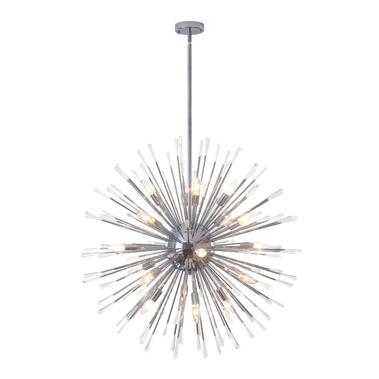 Lustre Salon Pissenlit en Cristal 88 cm
