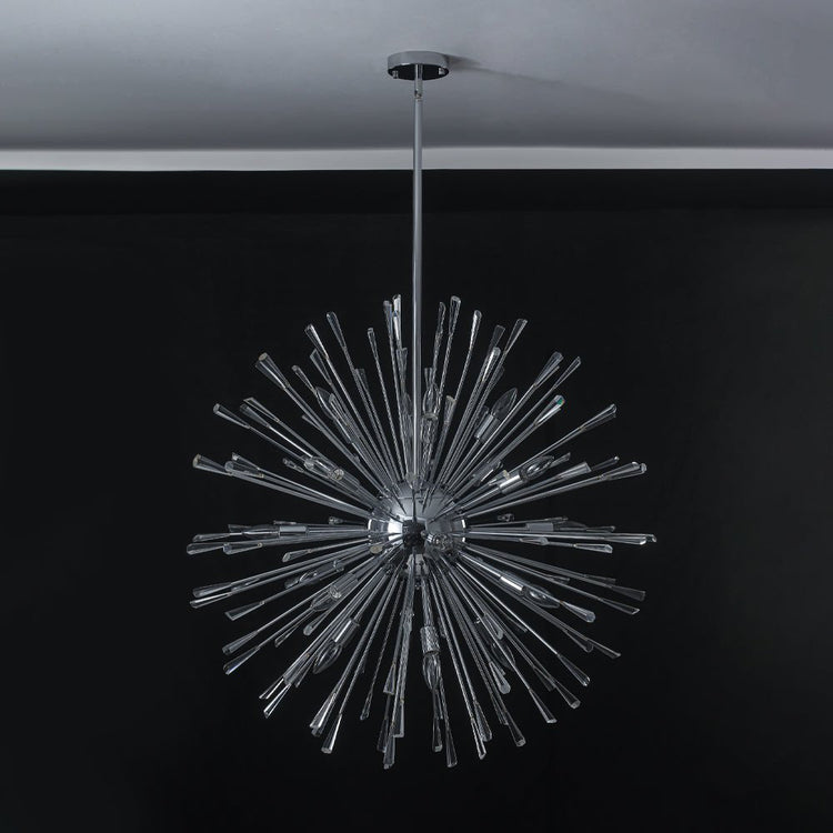 Lustre Salon Pissenlit en Cristal 88 cm