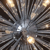Lustre Salon Pissenlit en Cristal 88 cm