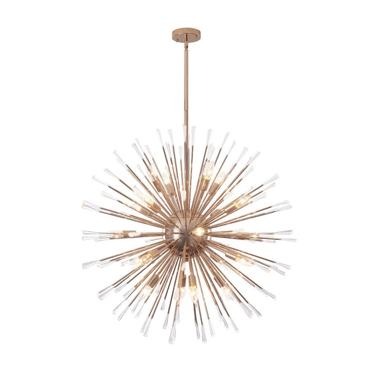 Lustre Salon Pissenlit en Cristal 88 cm