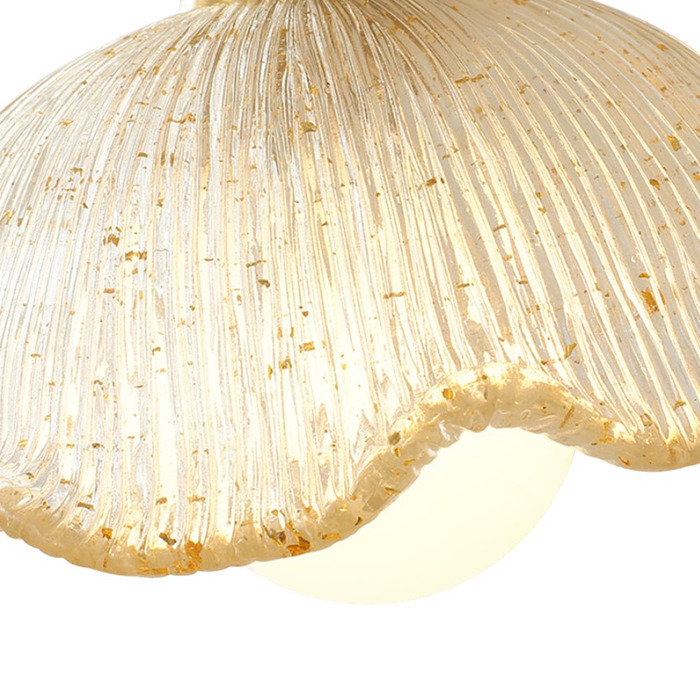Suspension Laiton Danois Fleur Noir pour Salle à Manger