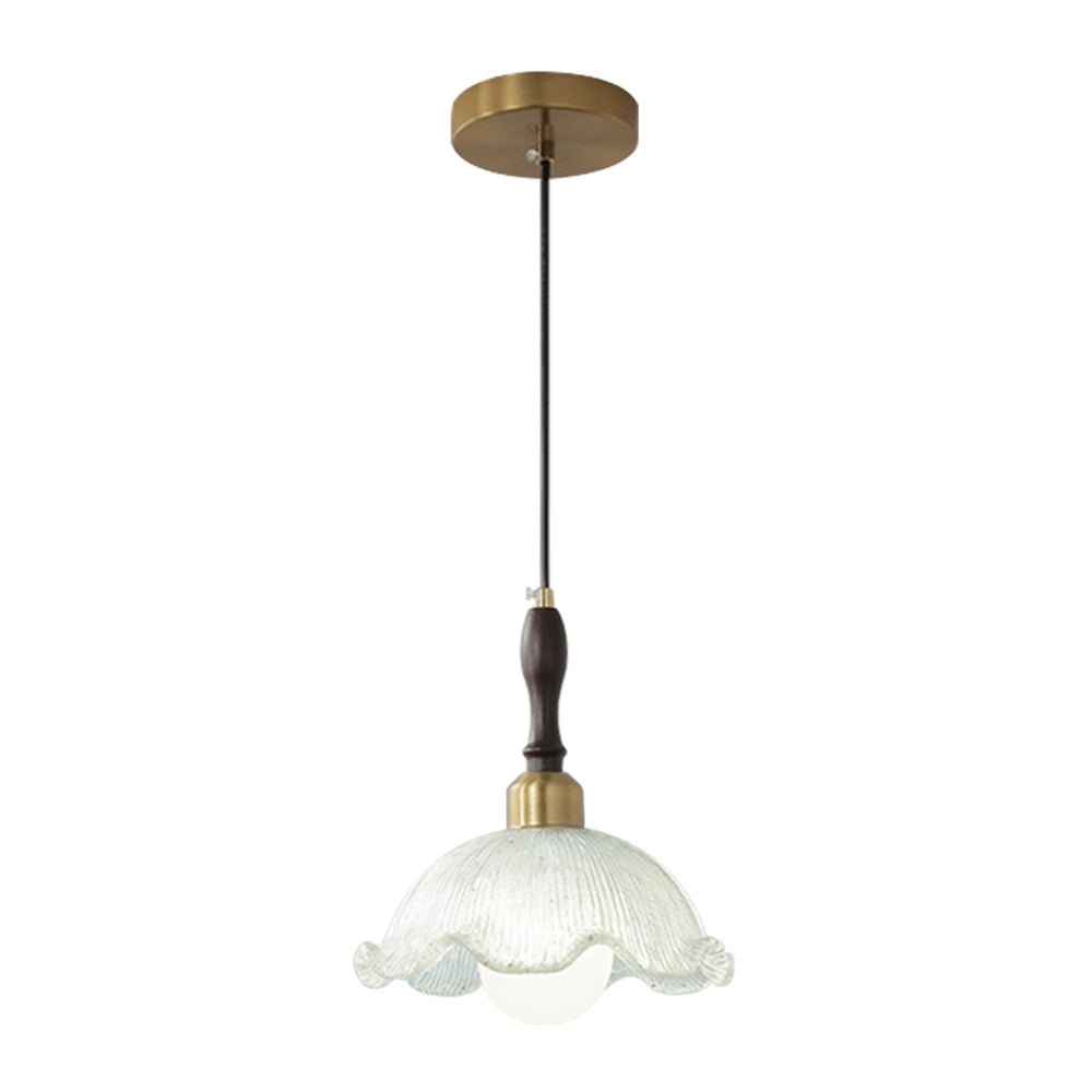 Suspension Laiton Danois Fleur Noir pour Salle à Manger