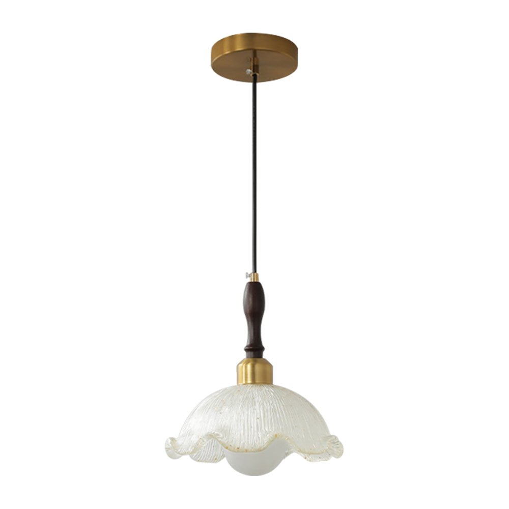 Suspension Laiton Danois Fleur Noir pour Salle à Manger