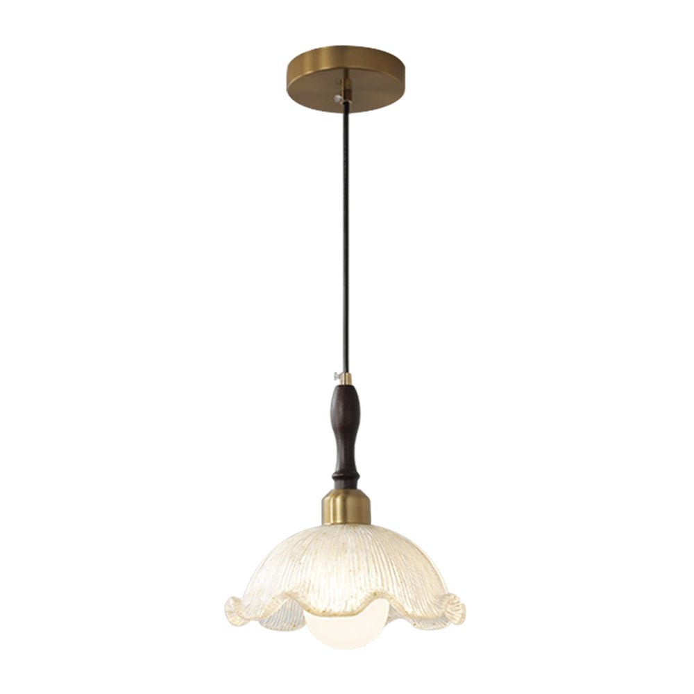 Suspension Laiton Danois Fleur Noir pour Salle à Manger