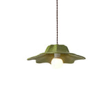 Suspension Céramique Design Cannelé Abat-Jour pour Salle à Manger