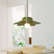 Suspension Céramique Design Cannelé Abat-Jour pour Salle à Manger