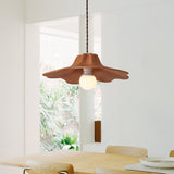 Suspension Céramique Design Cannelé Abat-Jour pour Salle à Manger