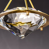 Suspension Salle à Manger Diamant en Cristal