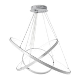 Lustre Salon Anneau en Métal 80 cm
